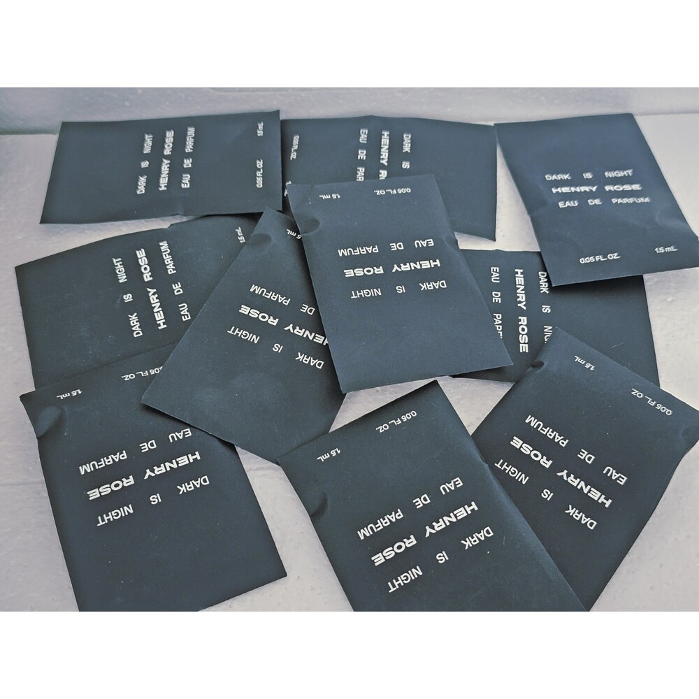 Henry Rose DARK is NIGHT Eau De Parfum mini Spray Lot Of 10 - 1.5ml NEW SEALED